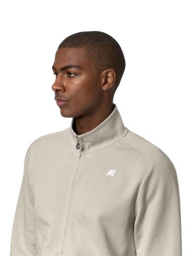 K-WAY FELPA ZIP COTONE