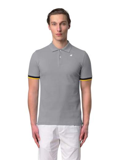 K-WAY POLO PIQUET PURO COTONE MANICA CORTA