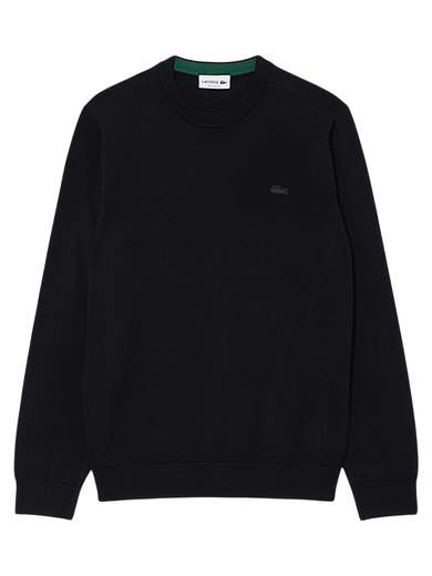 LACOSTE MAGLIA GIROCOLLO PURA LANA RASATA