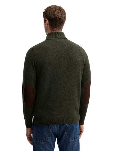 BARBOUR MAGLIA MEZZA ZIP PURA LANA