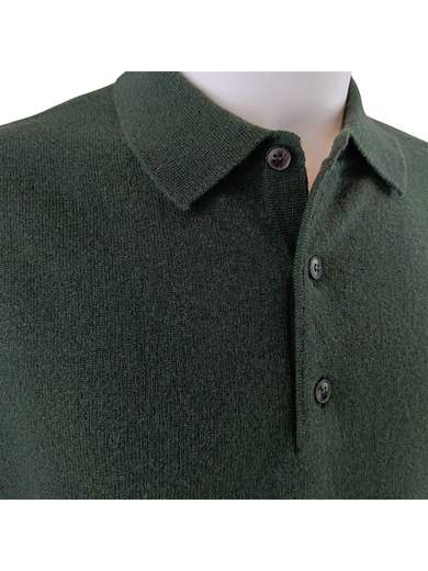 JEORDIE'S POLO MERINO CASHMERE