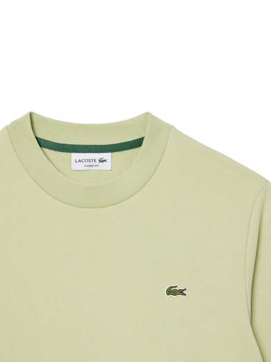 LACOSTE FELPA GIROCOLLO PURO COTONE