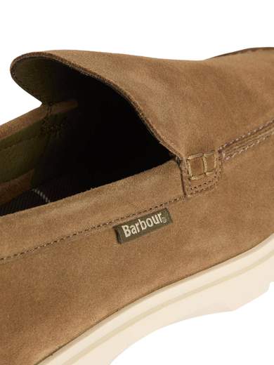 BARBOUR MOCASSINO PELLE SCAMOSCIATA