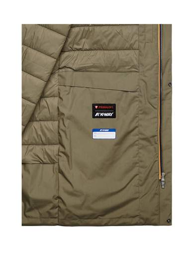 K-WAY GIACCONE ZIP CAPPUCCIO TECNICO