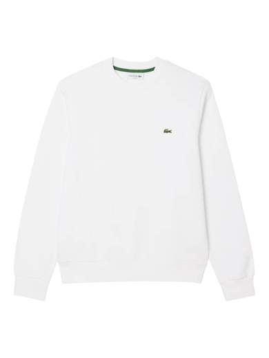 LACOSTE FELPA GIROCOLLO PURO COTONE