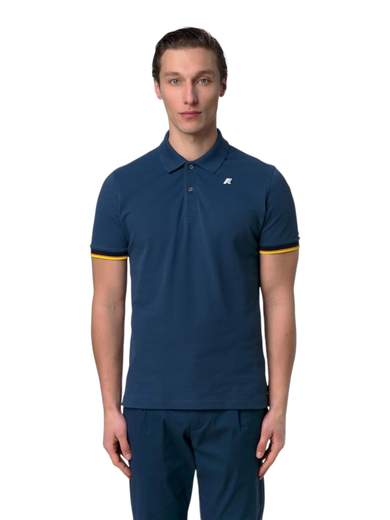 K-WAY POLO PIQUET PURO COTONE MANICA CORTA
