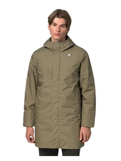 K-WAY GIACCONE ZIP CAPPUCCIO TECNICO