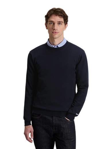 WOOLRICH MAGLIA GIROCOLLO PURO COTONE