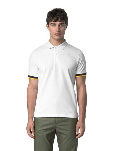 K-WAY POLO PIQUET PURO COTONE MANICA CORTA