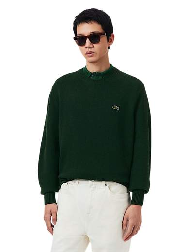 LACOSTE MAGLIA GIROCOLLO PURA LANA