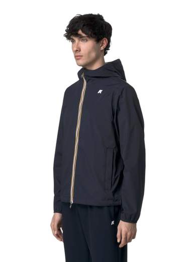 K-WAY GIUBBOTTO ZIP CAPPUCCIO FODERATO COTONE