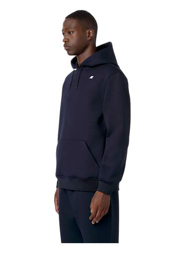 K-WAY FELPA ZIP CAPPUCCIO TECNICA