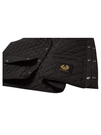BELSTAFF GILET TRAPUNTATO TECNICO