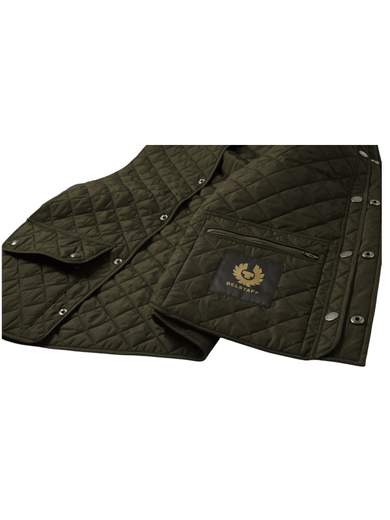 BELSTAFF GILET TRAPUNTATO TECNICO