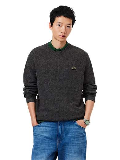 LACOSTE MAGLIA GIROCOLLO PURA LANA