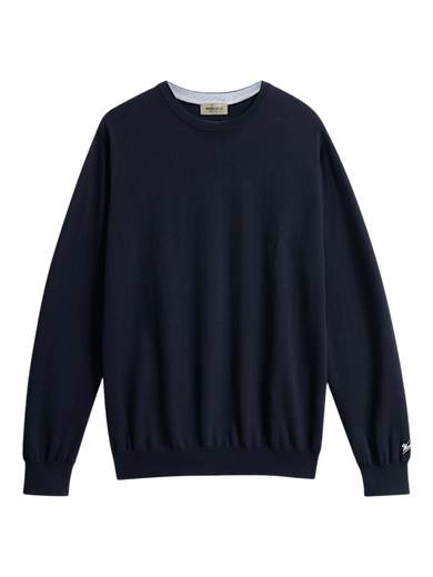 WOOLRICH MAGLIA GIROCOLLO PURO COTONE