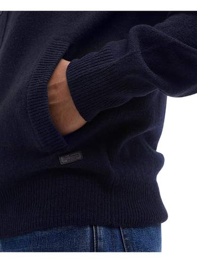 BARBOUR GIACCA ZIP MAGLIA PURA LANA