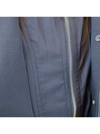 HèSKIMO FELPA ZIP JERSEY COTONE CAPPUCCIO