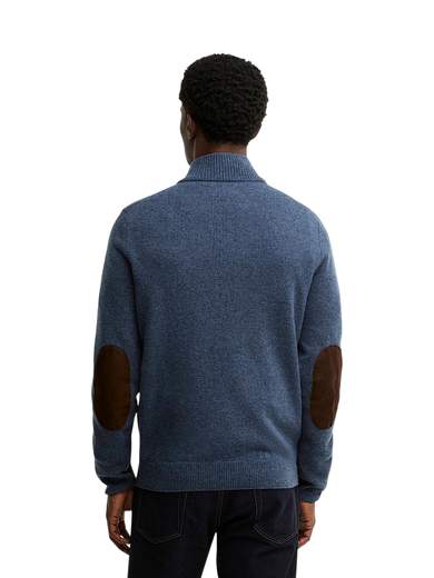 BARBOUR MAGLIA MEZZA ZIP PURA LANA