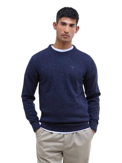 BARBOUR MAGLIA GIROCOLLO EFFETTO TWIDD