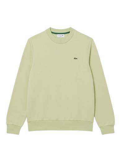 LACOSTE FELPA GIROCOLLO PURO COTONE