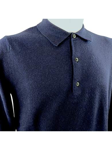 JEORDIE'S POLO MERINO CASHMERE
