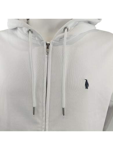 WALTBAY FELPA ZIP CAPPUCCIO PURO COTONE