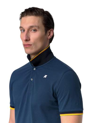 K-WAY POLO PIQUET PURO COTONE MANICA CORTA