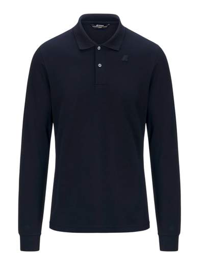 K-WAY POLO PIQUET COTONE MANICA LUNGA