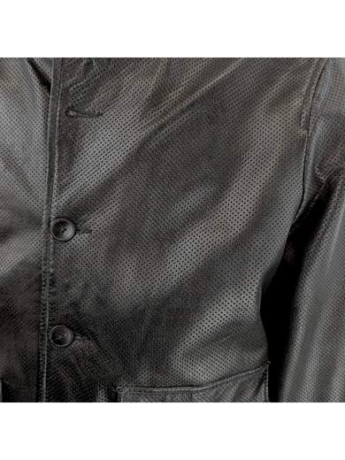 THE JACK LEATHERS GIUBBINO PELLE MICROFORI