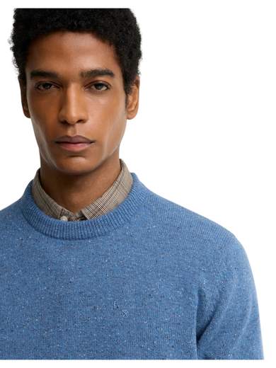 BARBOUR MAGLIA GIROCOLLO EFFETTO TWIDD