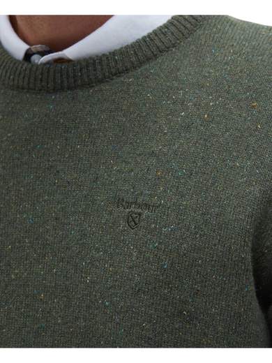 BARBOUR MAGLIA GIROCOLLO EFFETTO TWIDD