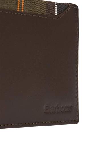 BARBOUR PORTAFOGLIO PELLE E TESSUTO