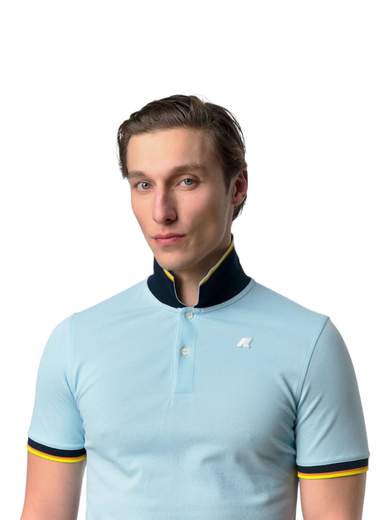 K-WAY POLO PIQUET PURO COTONE MANICA CORTA