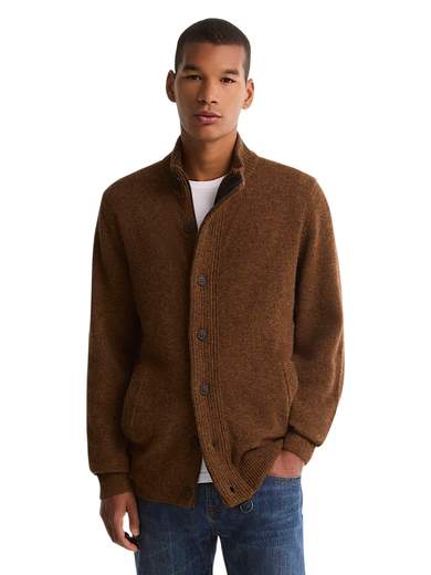BARBOUR GIACCA ZIP MAGLIA PURA LANA