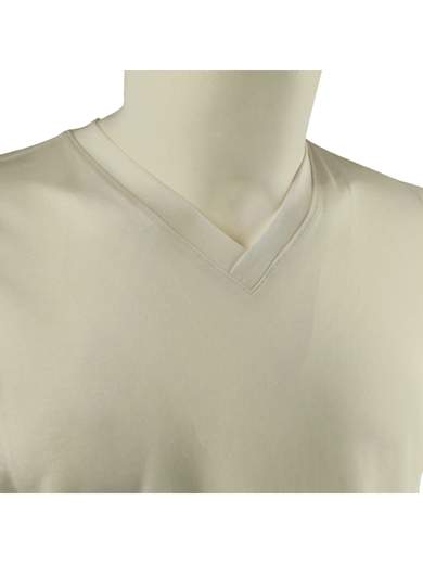 OUT/FIT T. SHIRT V FILO DI SCOZIA MANICA CORTA