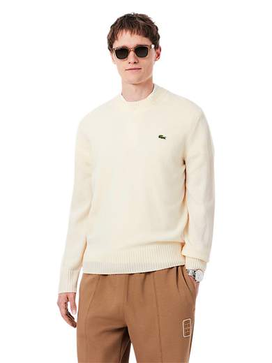 LACOSTE MAGLIA GIROCOLLO PURA LANA