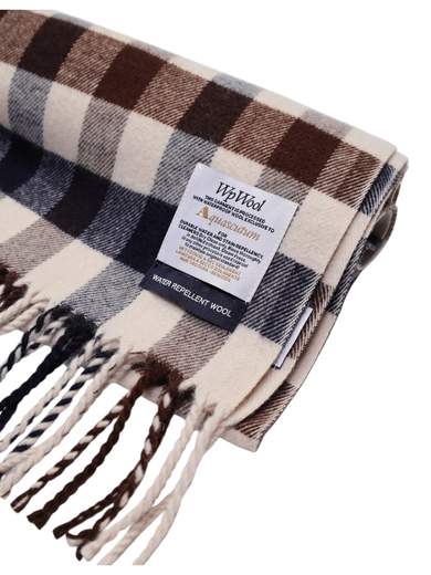 AQUASCUTUM ACTIVE WOOL ICONIC SCARF SF001 0562