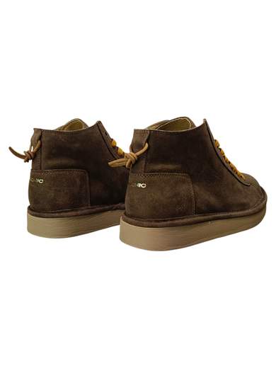 PANCHIC STIVALETTO LACCI PELLE SCAMOSCIATA