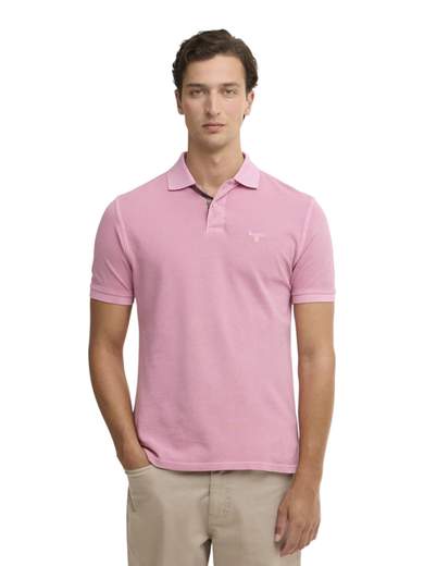 BARBOUR POLO PIQUET PURO COTONE VINTAGE MAN. CORTA
