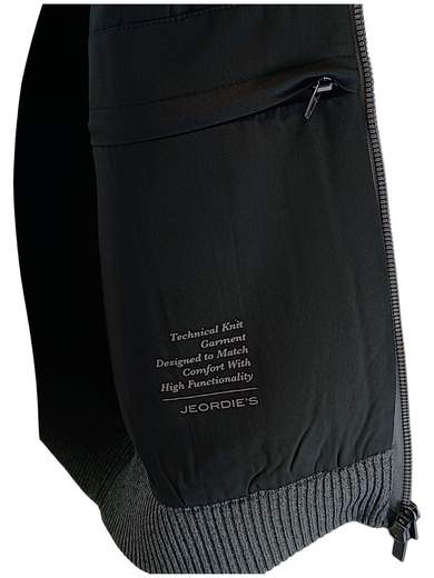 JEORDIE'S GILET MAGLIA ZIP IMBOTTITO