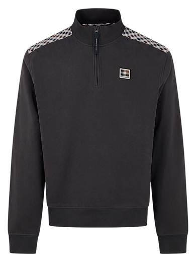 AQUASCUTUM ACTIVE CHECK SHOULDER 1/4 ZIP 0562