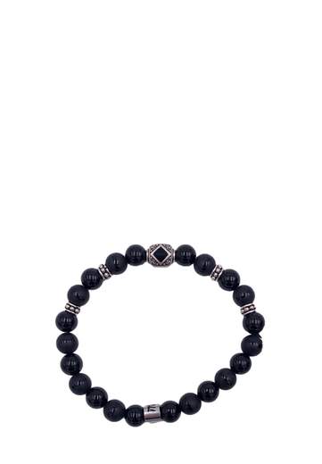 MANCINO BRACCIALE ELASTICO CON PIETRE NATURALI 8MM