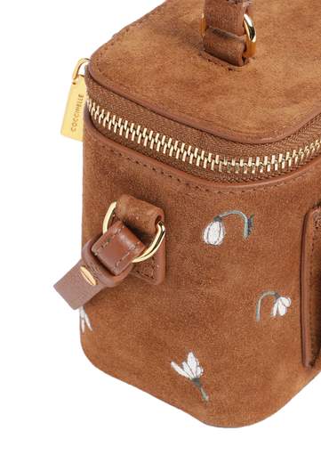 COCCINELLE MINI BAG SUEDE CON RICAMI