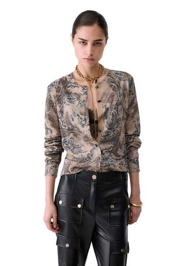 LIU JO CARDIGAN CON STAMPA