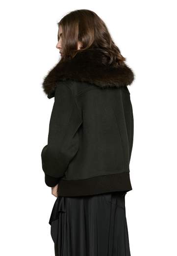 RELISH CAPPOTTO SAEZ CORTO CON CAPPUCCIO STACCABILE