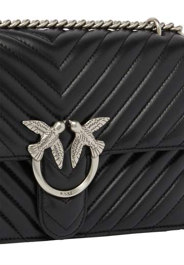 PINKO BORSA LOVE ONE CLASSIC NAPPA CHEVRON