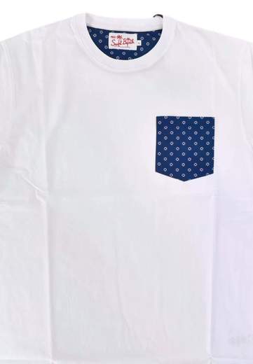 SAINT BARTH T-SHIRT CON TASCHINO SALVAGENTE