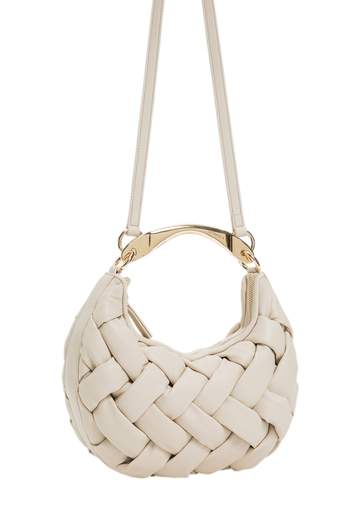 TWINSET BORSA CROISSANT INTRECCIATA