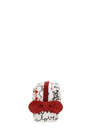 CAMOMILLA NECESSAIRE S LOVE BIANCO